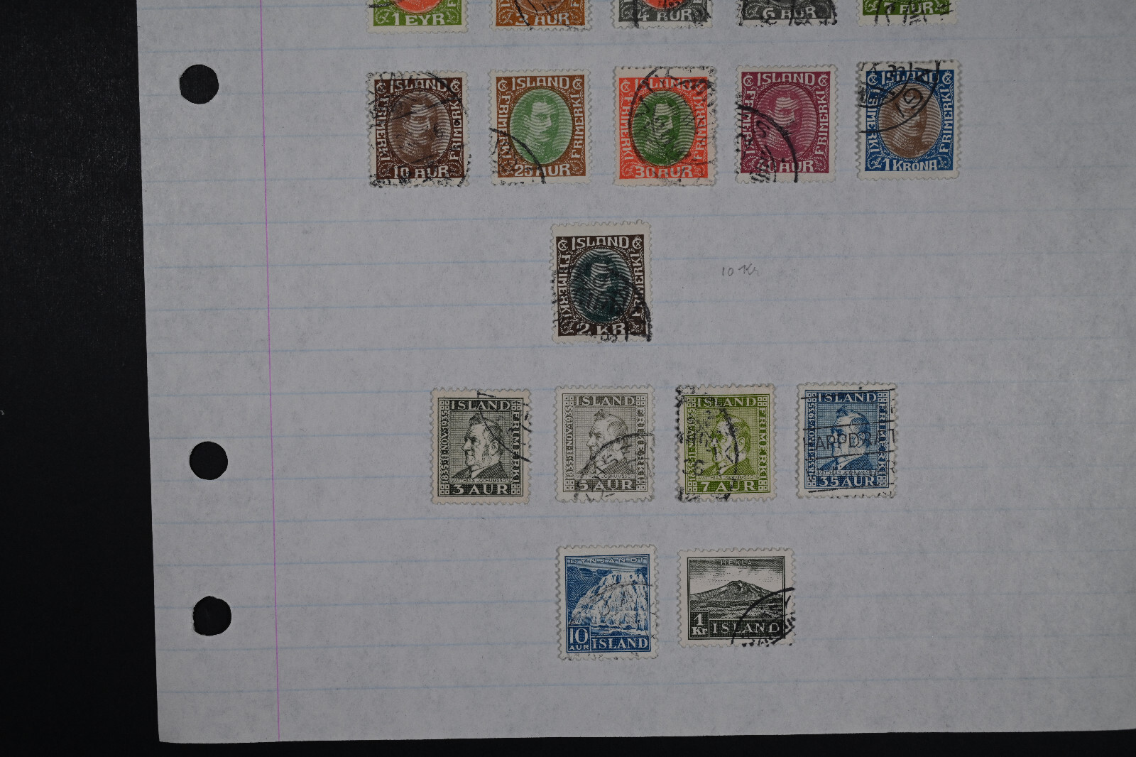 Iceland Scott # 170-175, 176-186 VF Used Stamps Cat $200
