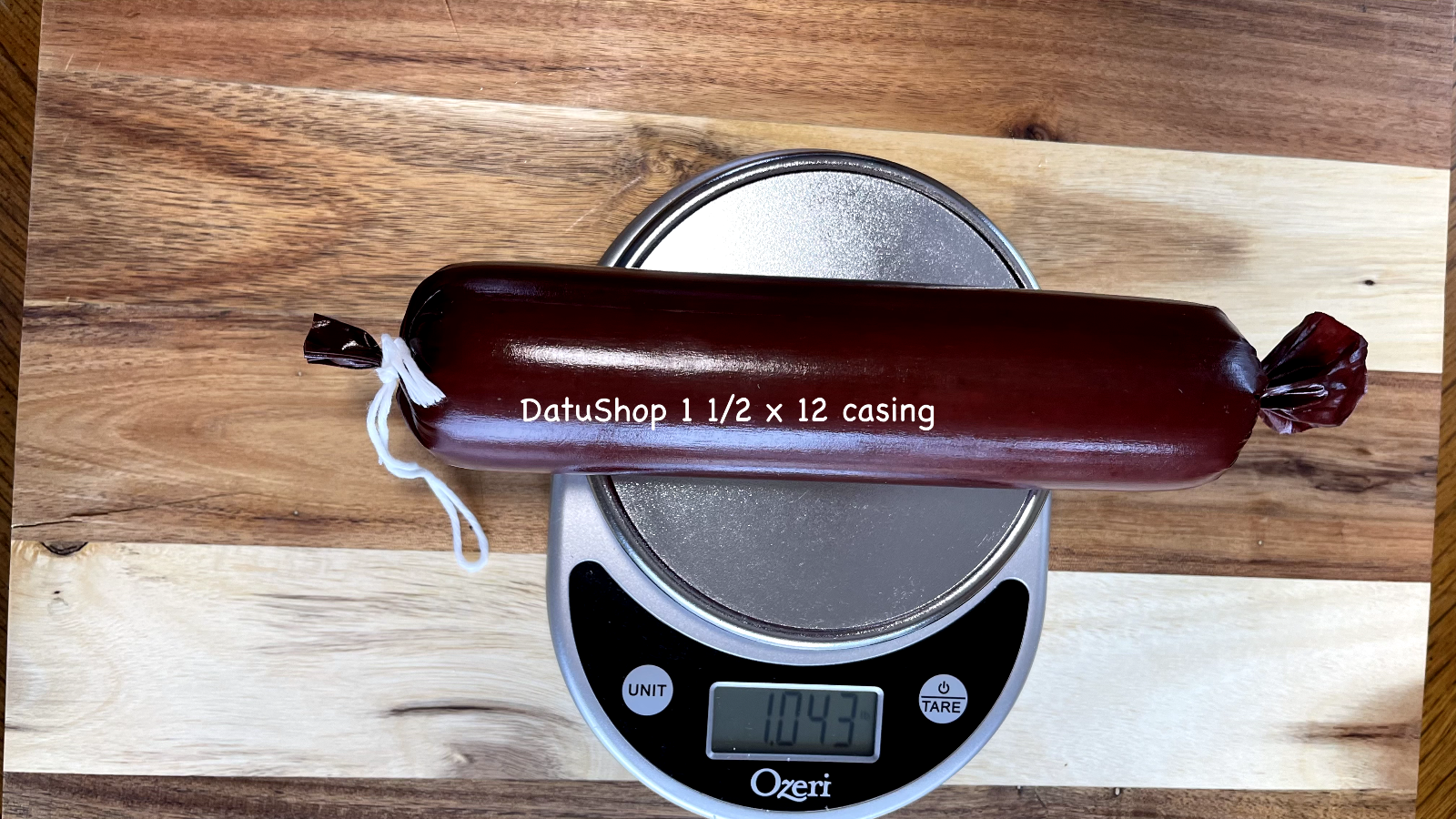 25 pc pack - 1.5 X 12 Inch Fibrous Casings for 25 lbs of Summer Sausage