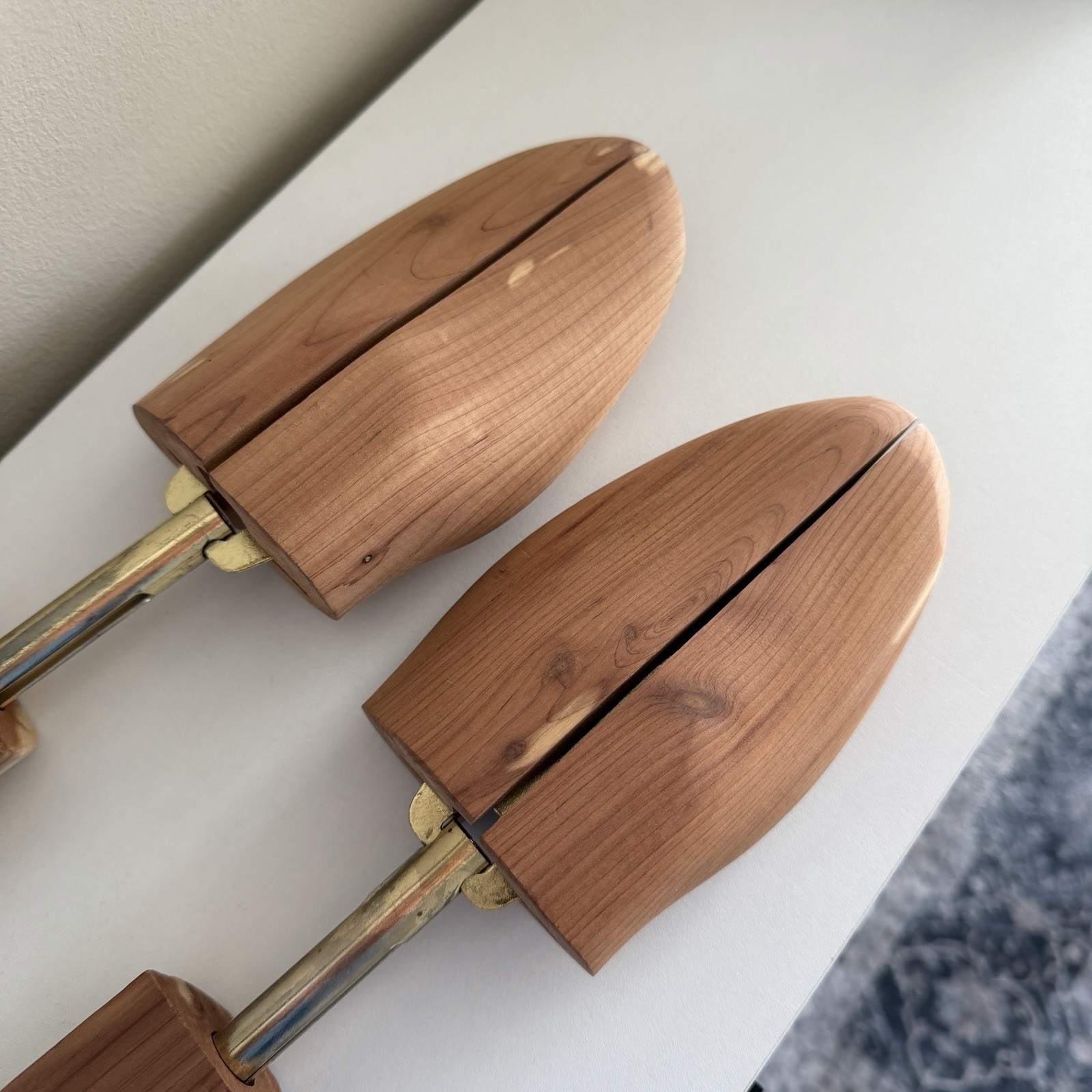 Men’s XL Cedar Shoe Trees Nordstrom Made in USA Wooden Shoe Stretchers Pair