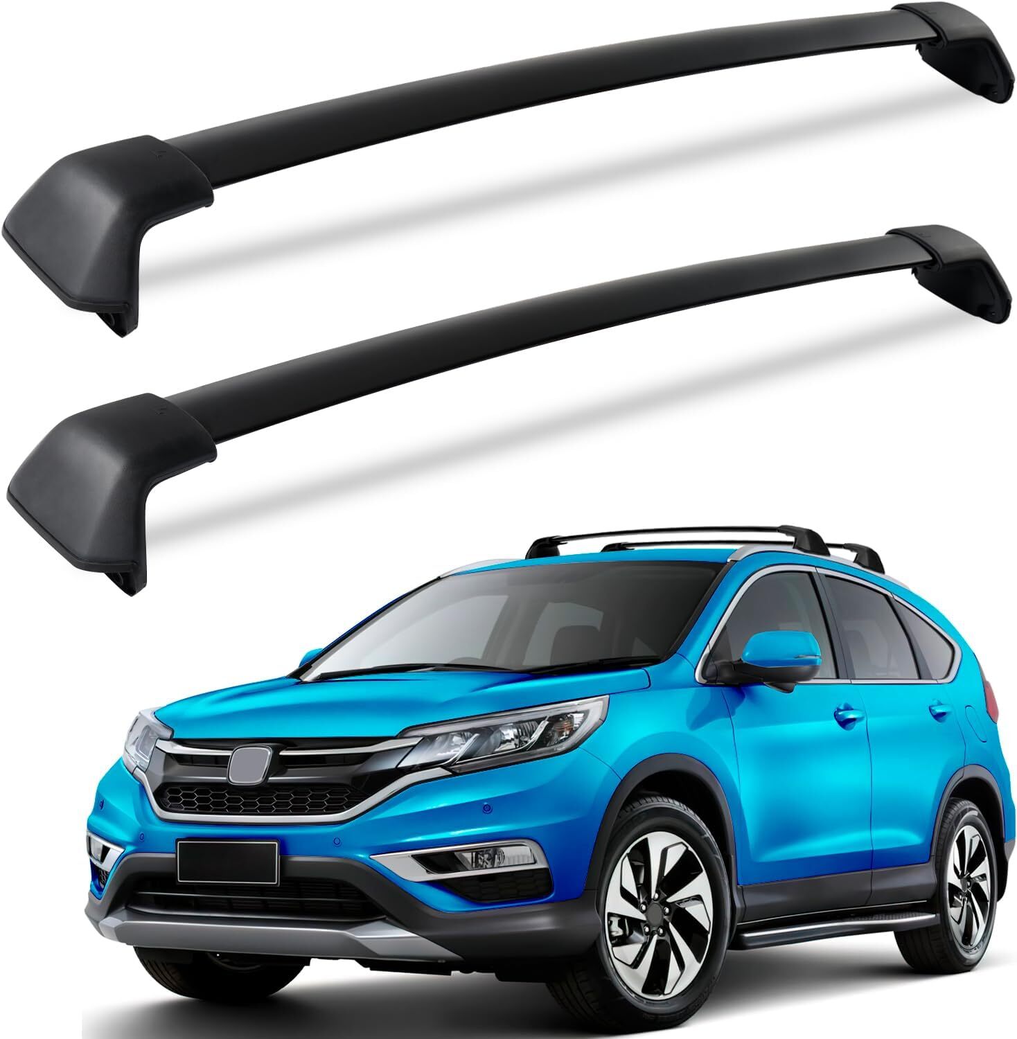 4Pcs Side Rails Cross Bars for 2012 2013 2014 2015 2016 Honda CRV CR-V Roof Rack