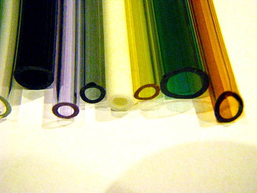 Devardi Glass COE 33 Boro Tubing, 30 Colored Borosilicate 12" Tubes Lampworking