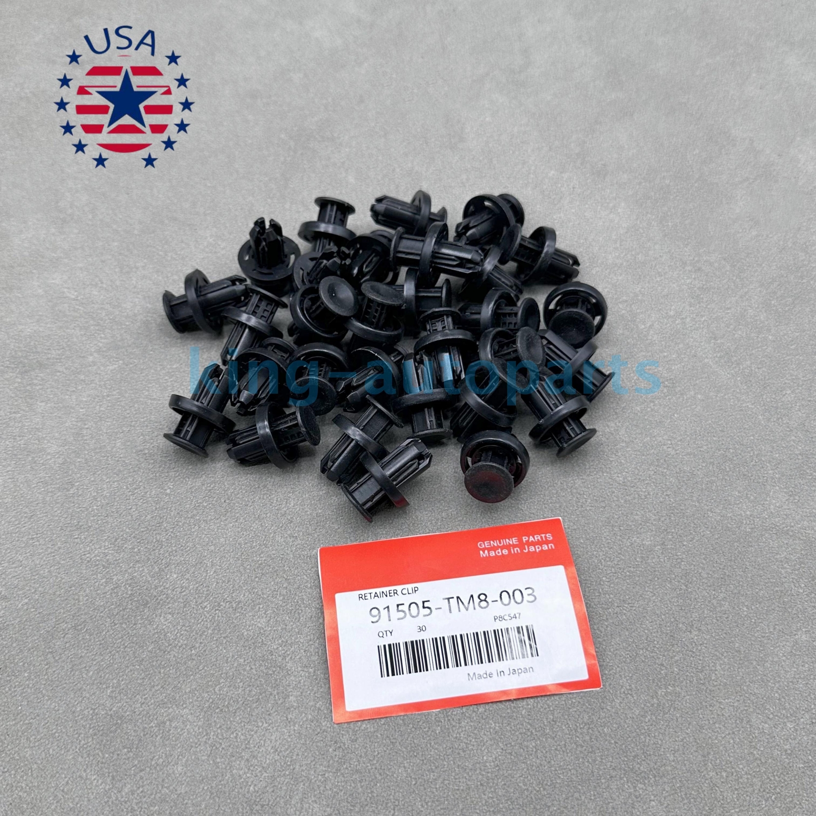 OEM! 30PCS NEW FOR HONDA BUMPER / UNDER COVER RETAINER CLIP 91505-TM8-003 US