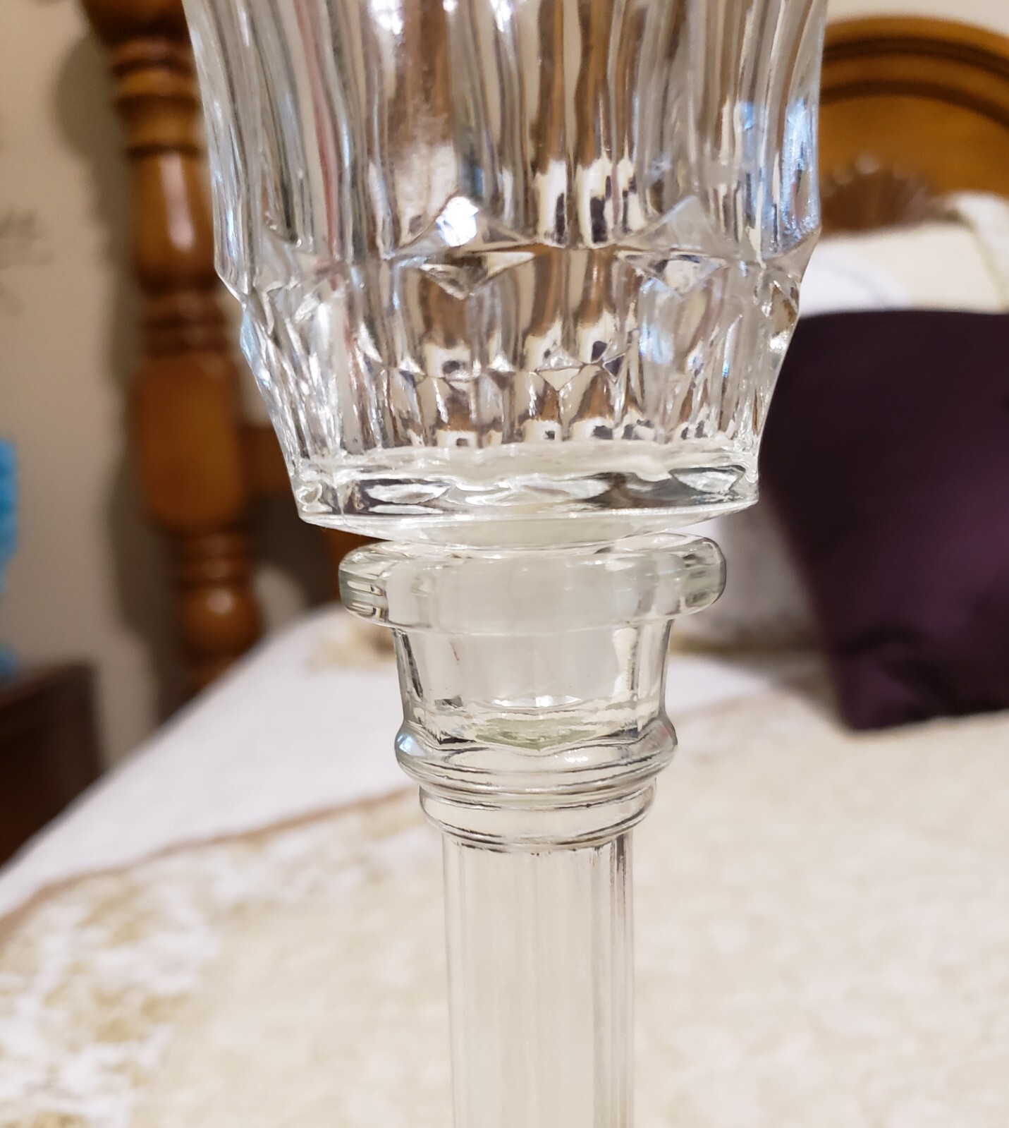 VOTIVE CUP GROMMETS CLEAR NEW(8)HOLDS PEG VOTIVE CUPS TIGHT HOME INTERIOR&OTHERS