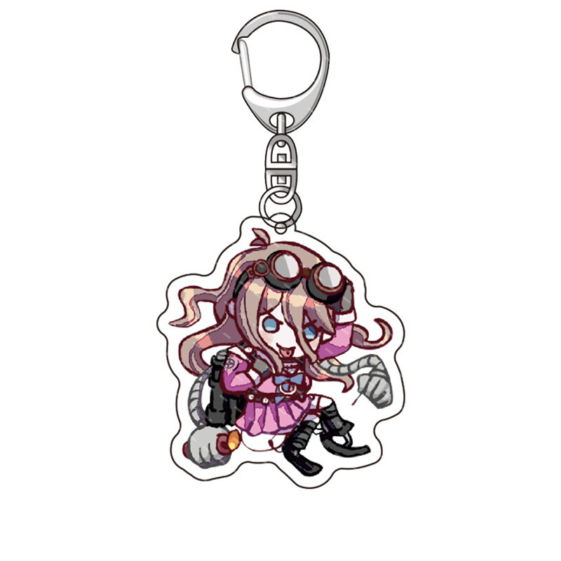 Danganronpa Acrylic Double-sided Key Chain Small Pendant Anime Cosplay Decor