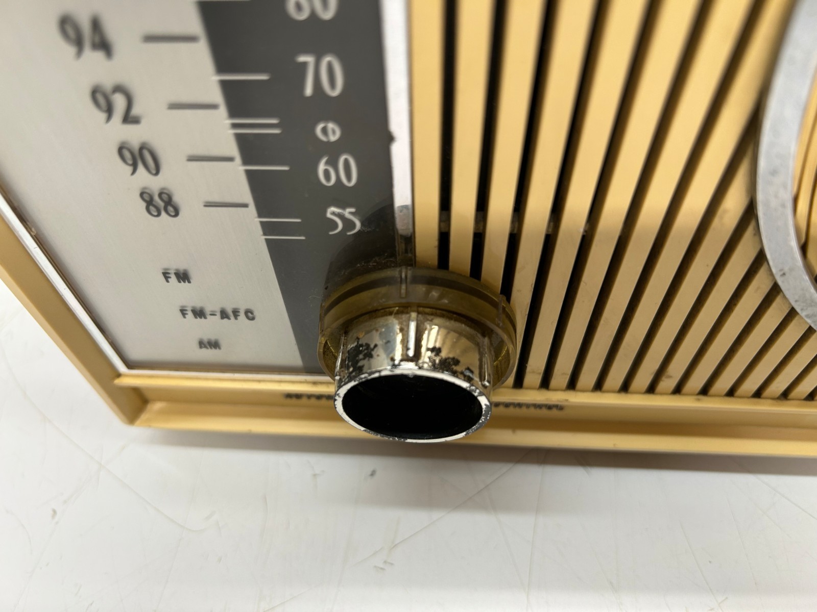 Vtg Zenith Model C845 Super Interlude AM FM Tube Radio Works Has Issues As Is