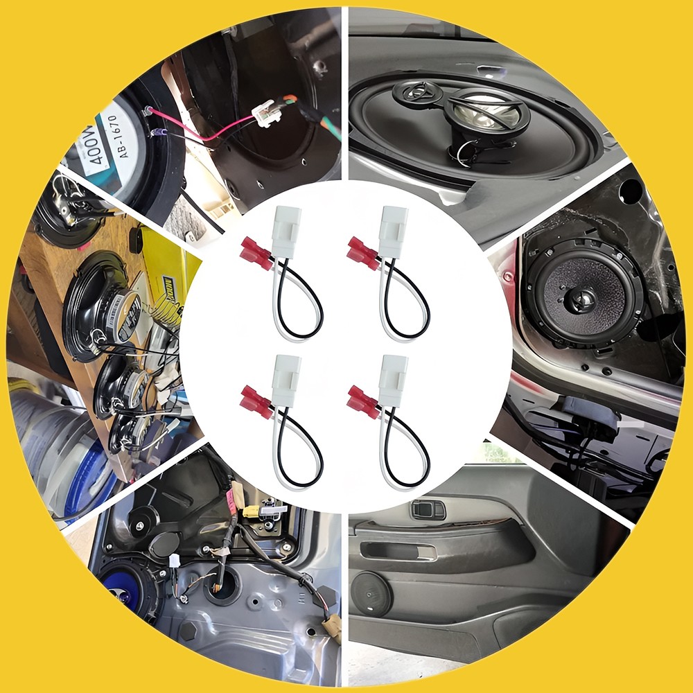 For 2007-2018 Jeep Wrangler JK Dash Tweeter Door Speaker Install Wiring Harness