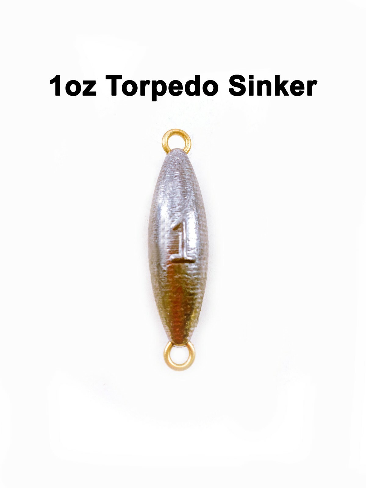 1oz Inline Trolling Torpedo Sinkers  - Choose Quantity