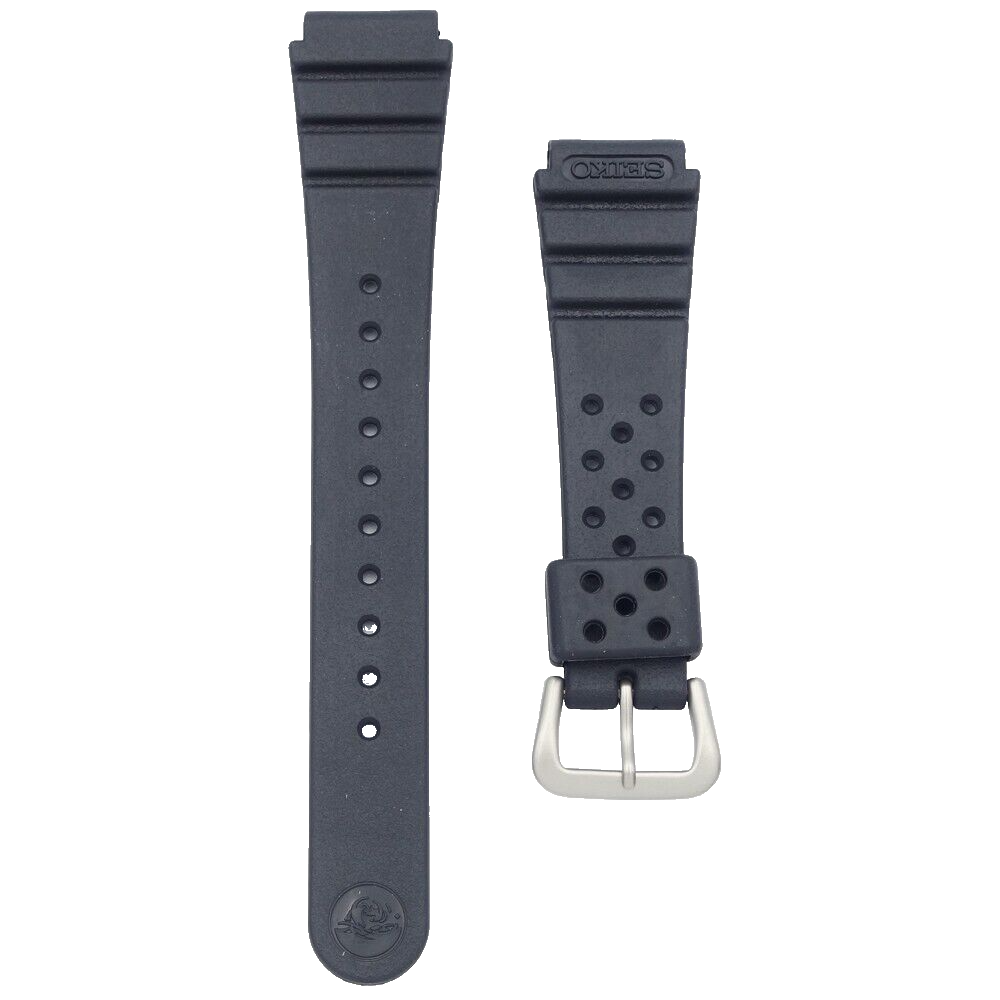 SEIKO Genuine Watch Band 19mm Urethane Rubber DAL3BP New