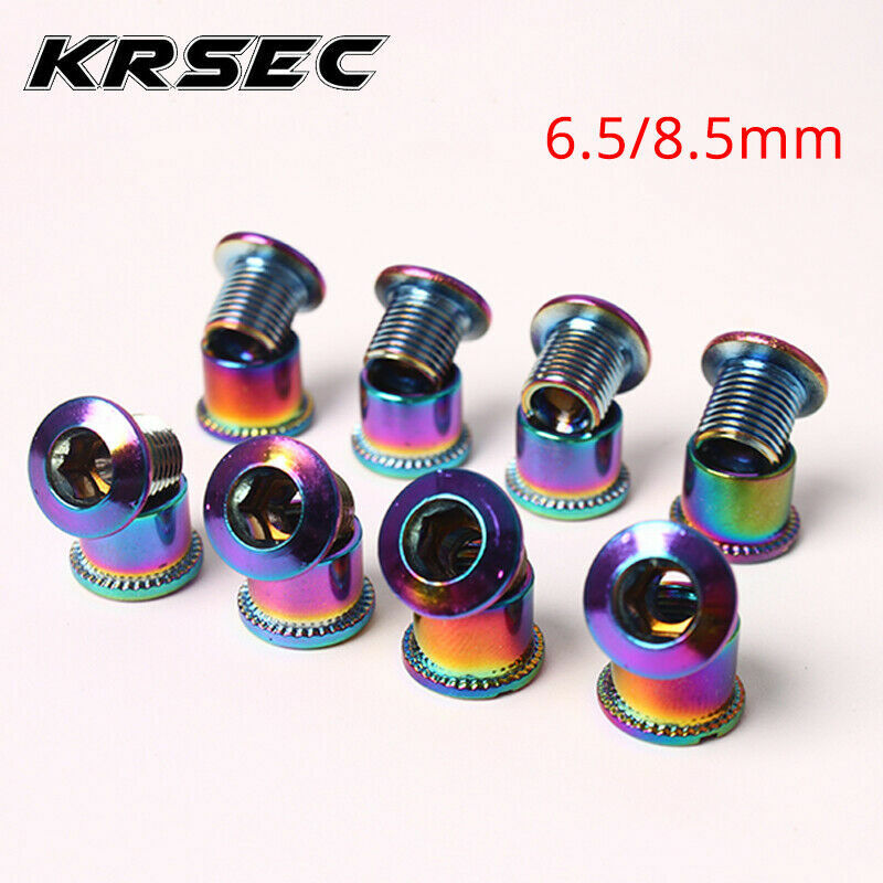KRSEC MTB Chainring Bolts Road Bike Single/Double/Triple Speed Screws 4/5PCS US