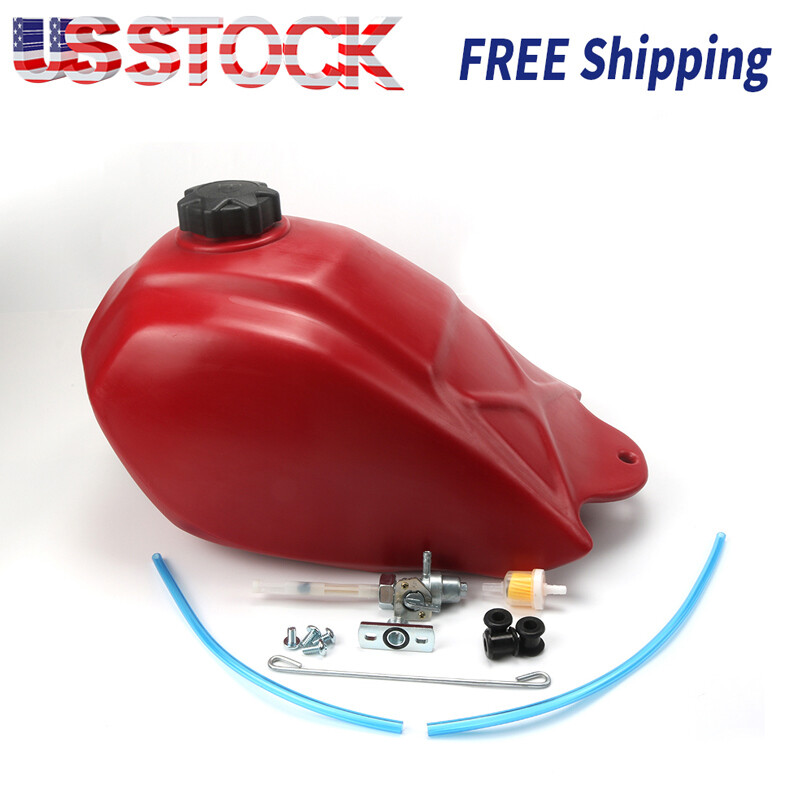 For Honda ATC250SX ATC 250SX 1985-1987 Plastic Fuel Tank & Gas Cap | Red