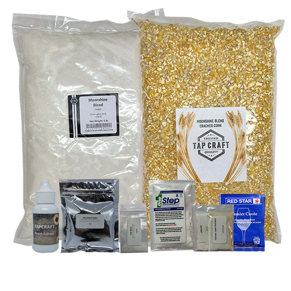 Complete Peach Moonshine Mash Recipe Kit
