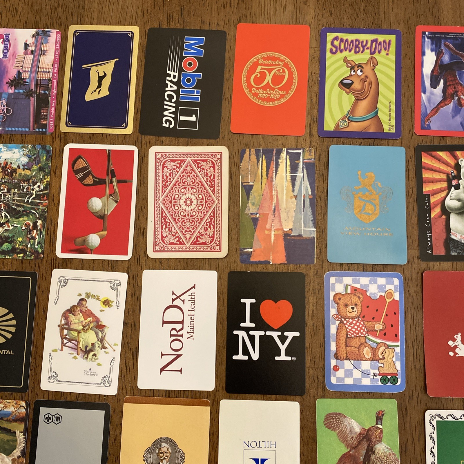 Lot B Single Swap Playing Cards 150 Cards Vintage to Modern Collectible Cards