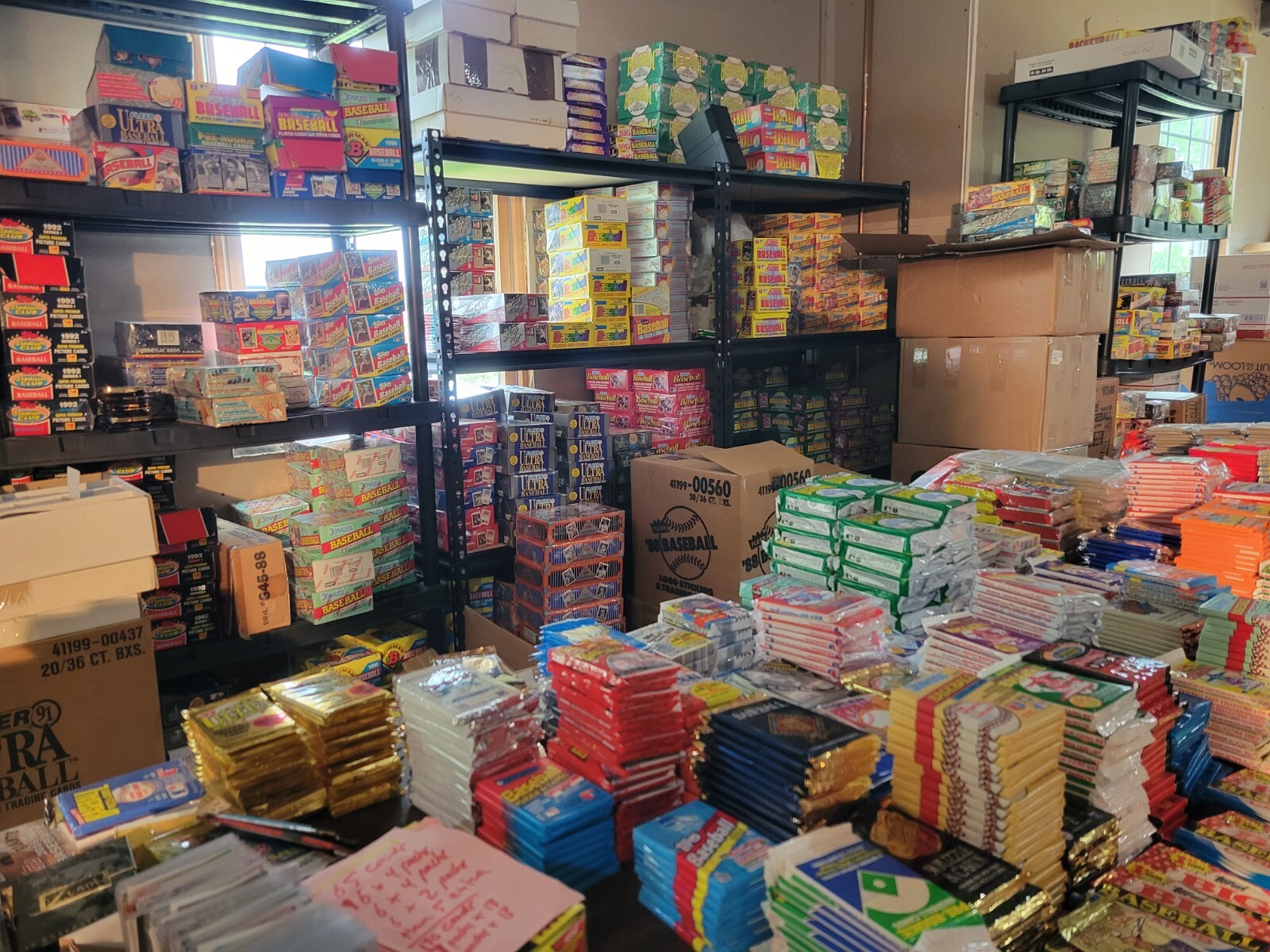 1000 Cards - Unopened Baseball Card Sealed Packs–Rookie Cards Bonus & Star Cards