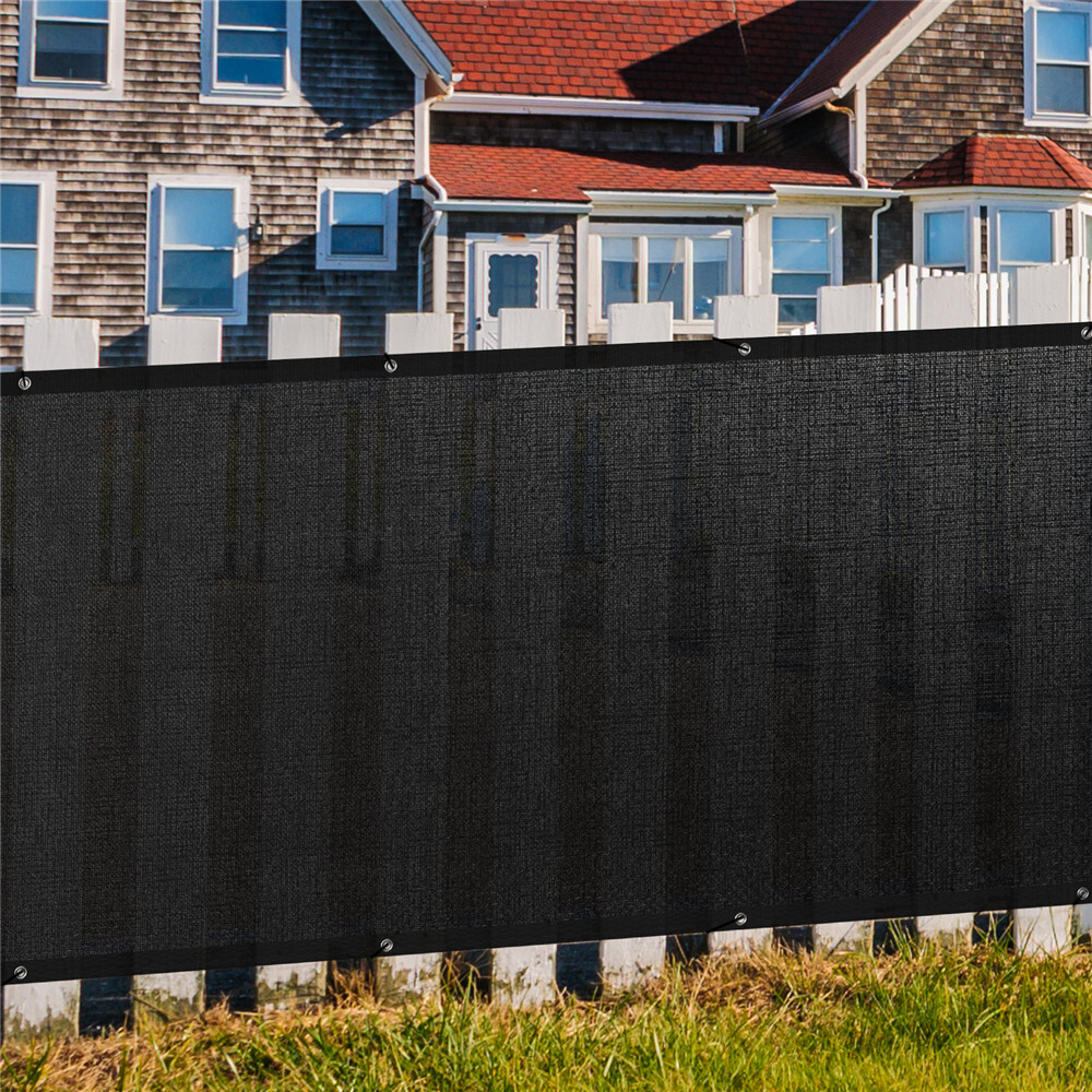 4' 5' 6'x50' Privacy Fence Screen Windscreen Mesh Fabric Shade Cover Tarp Garden