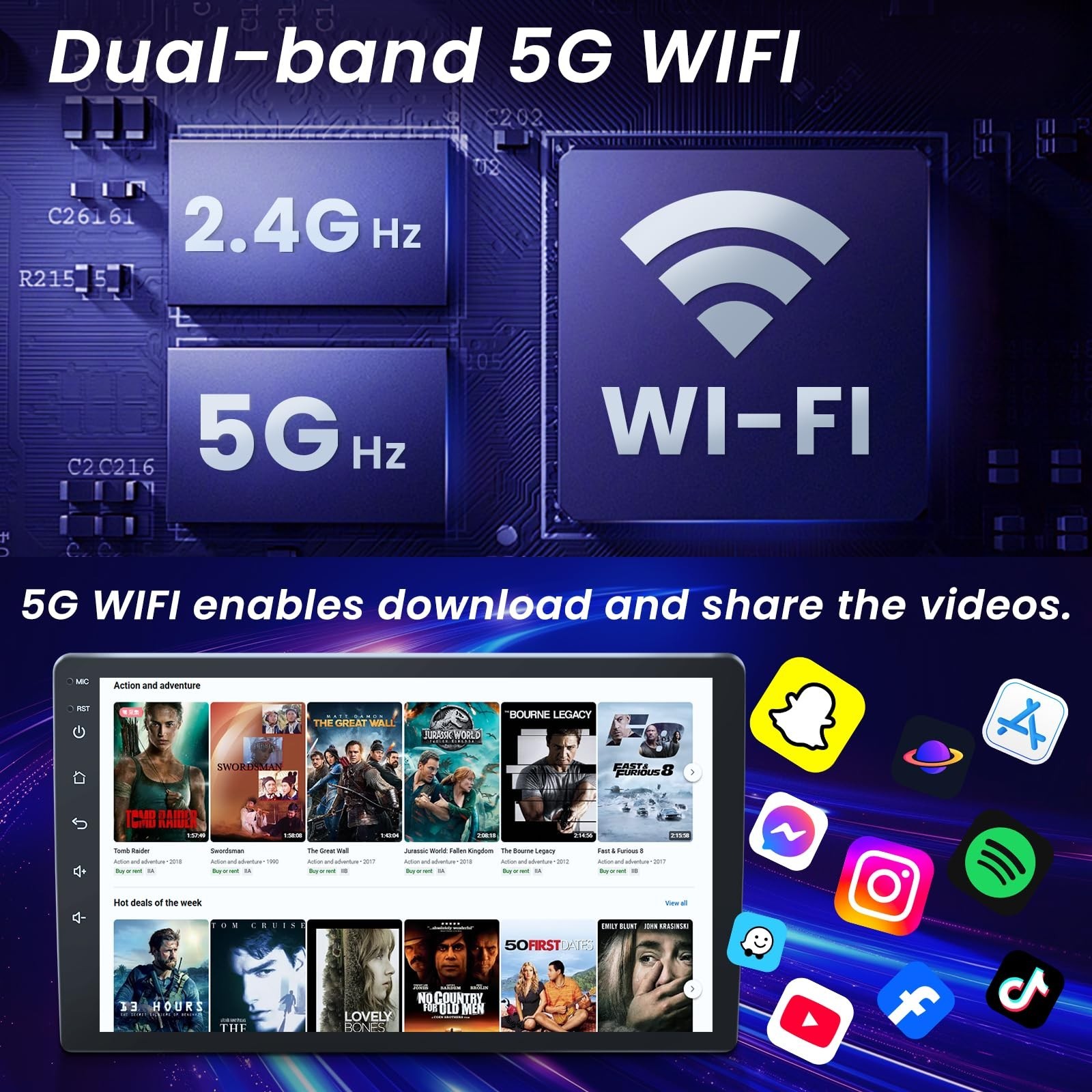 Android 13 Car Stereo for Mazda 3 2010–2013 – 9 Inch 1280×800 H