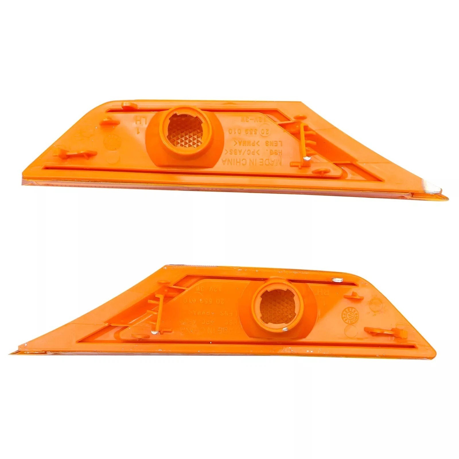 Front Side Marker Lamp Set For 2016-2021 Honda Civic LF & RF Reflector With Bulb