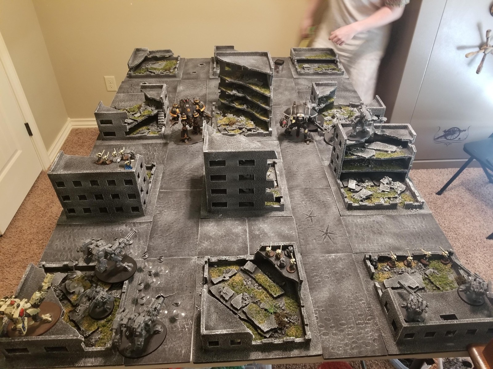 4x6' City of death terrain scenery lot suitable for use with 40k or 28mm games