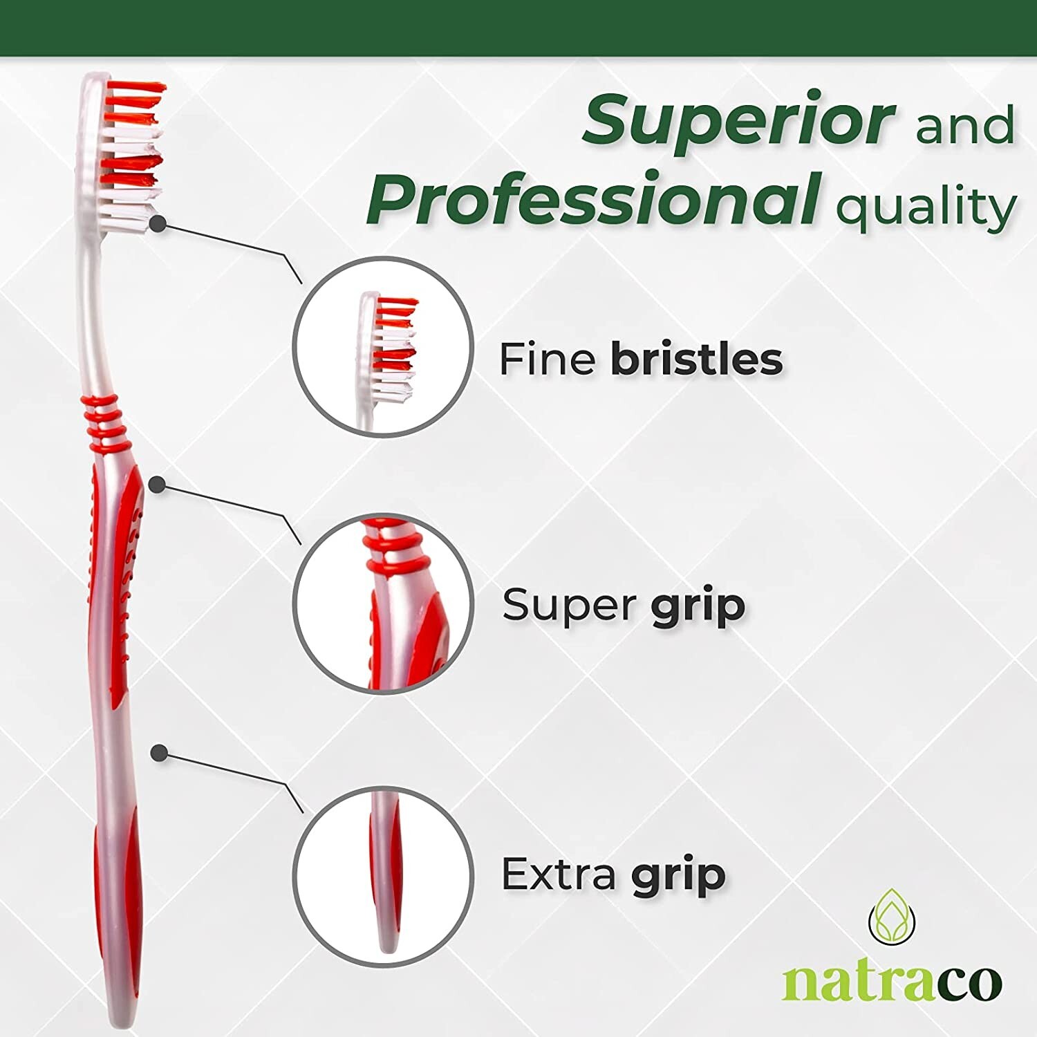 100 Bulk Toothbrushes + Caps, Individually Wrapped, Medium Soft "DAMAGED CARTON"