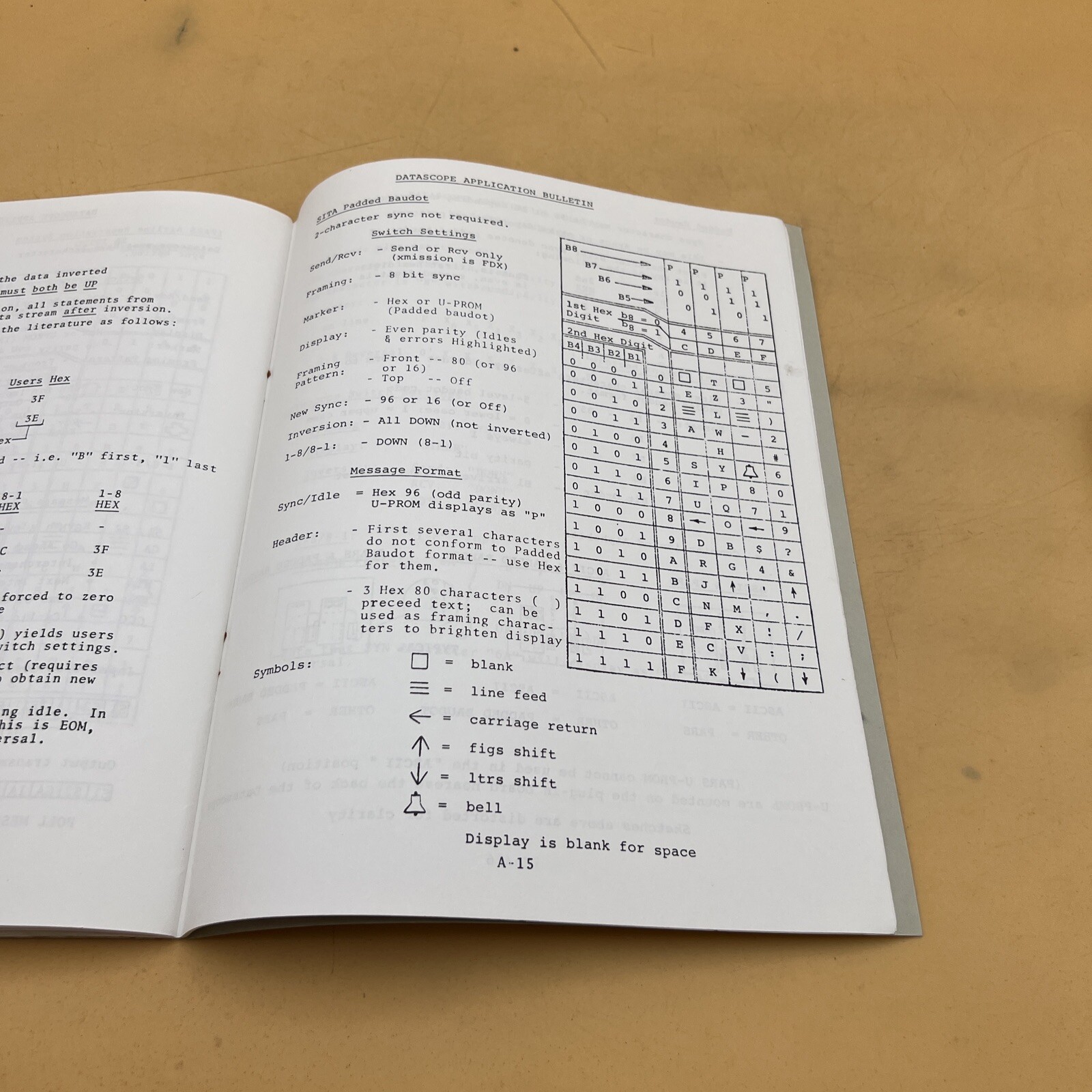 Spectron Datascope Model D-601C Maintenance Instruction Manual Guide, Original