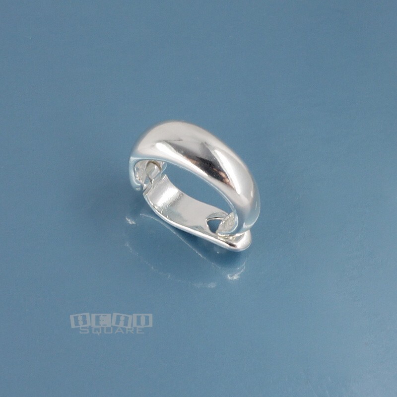 Sterling Silver Hinged Pendant Bail Connector/Shortener/Enhancer 12mm #33394