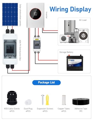 DC Circuit Breaker, 60 Amp Solar Breaker Box, Solar Panel 60 Amp Uv-proof