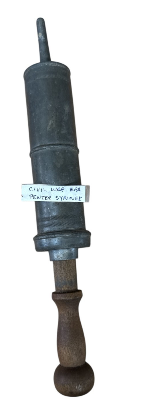 Antique Medical Civil War Era Surgical Tool Instrument Enema Syringe 9"