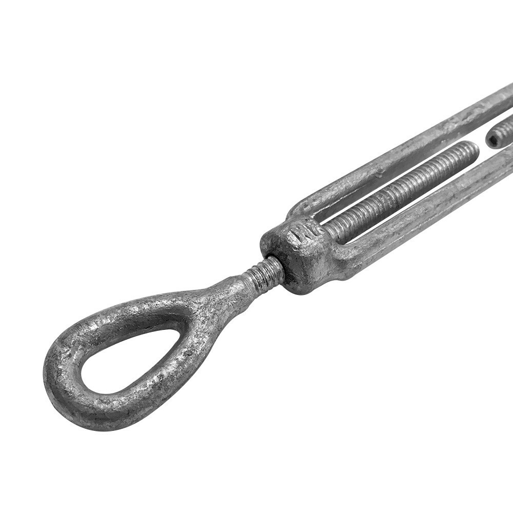 10 PC 1/4" x 4" Turnbuckle JAW EYE Pulley Galvanized Drop Forge Swivel Hoist Eye