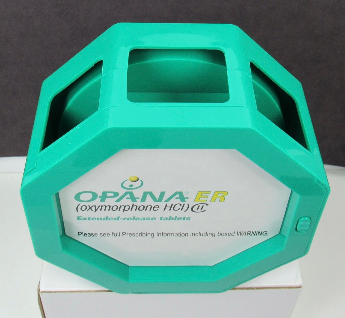 OPANA Lot Clock Pens Magnets Floating Pills Note Holder Drug Rep Pharmaceutical