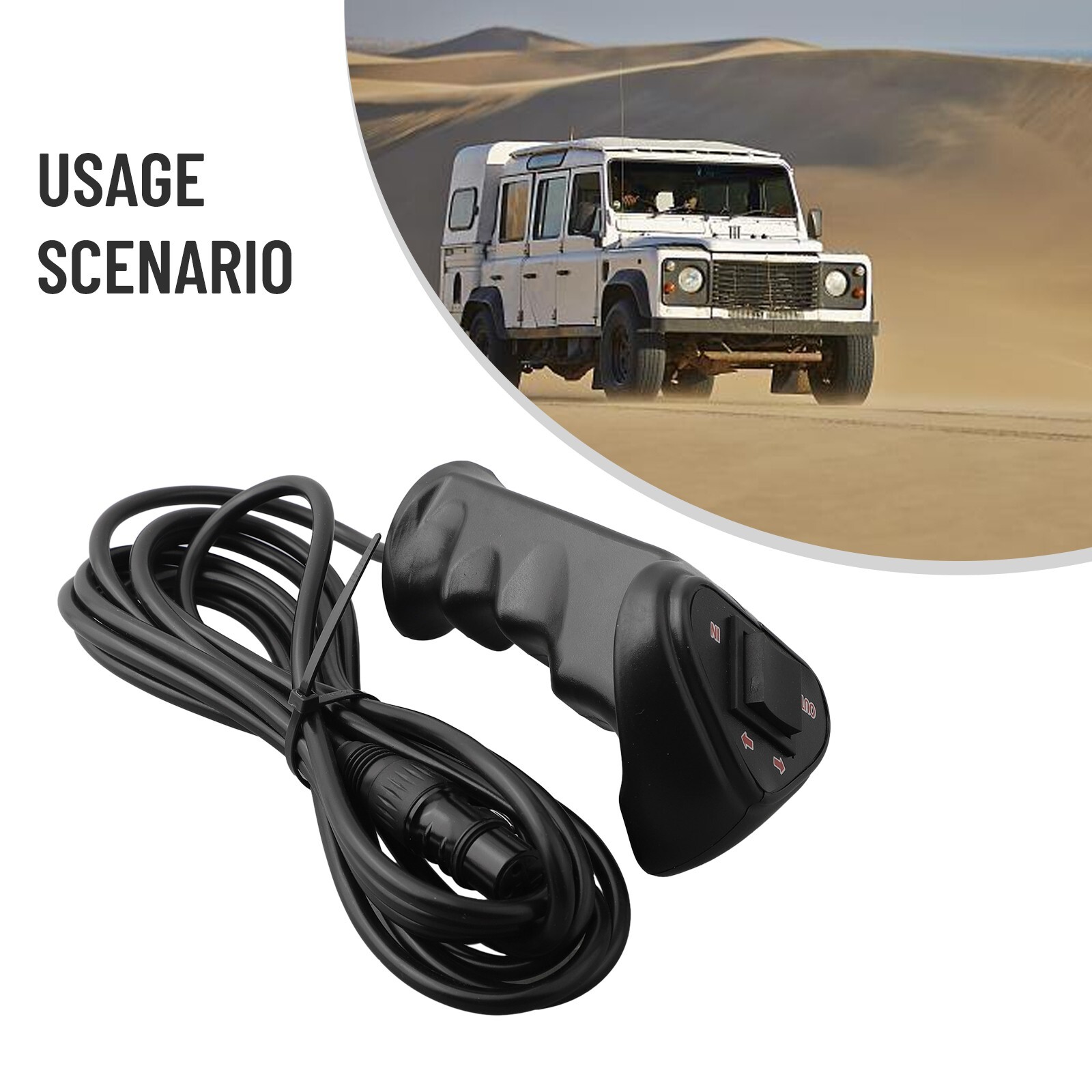 Upgrade Your Vehicle's Winch Control with this Reliable Wired Controller