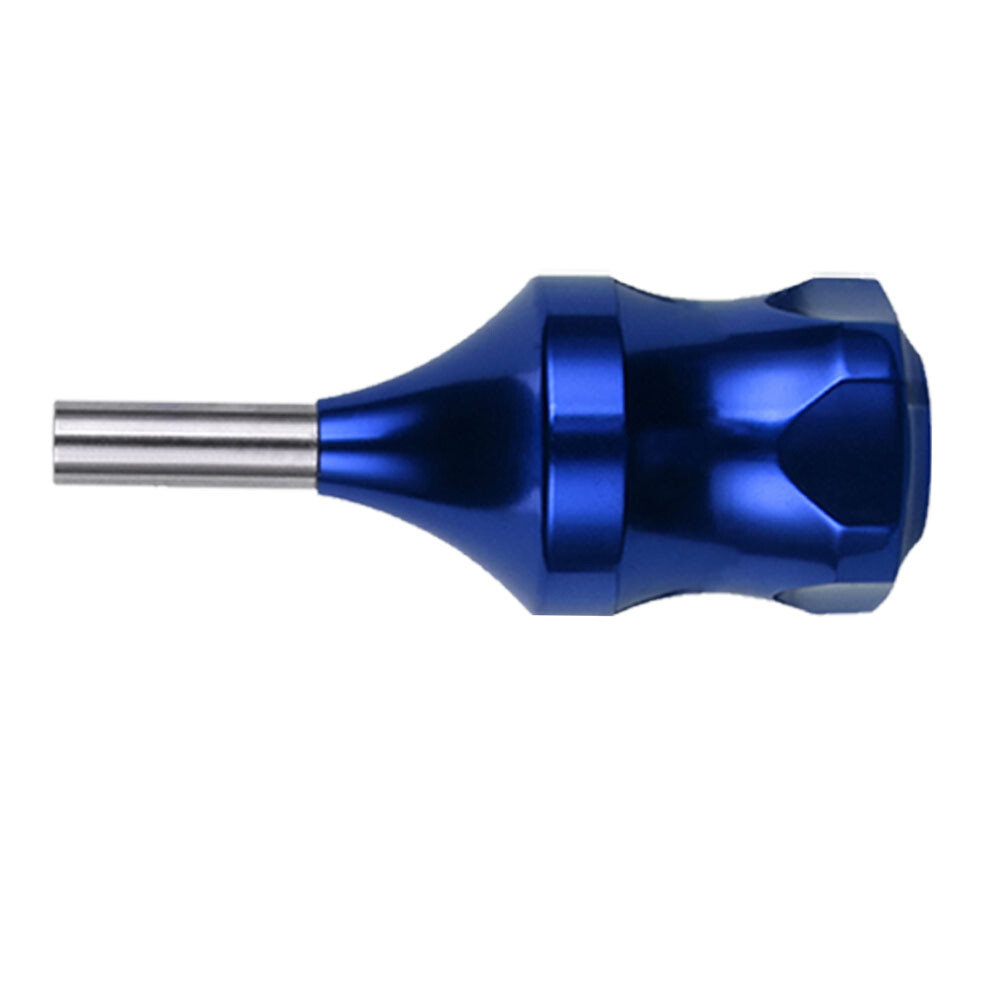 Dark Blue 30mm Tattoo Zinc Alloy Cartridge Grip With 78mm Needle Plunger US