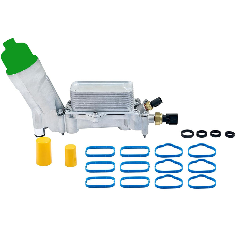 Aluminum Engine Oil Cooler Filter Housing For 2011-2016 Dodge Chrysler Jeep 3.6L