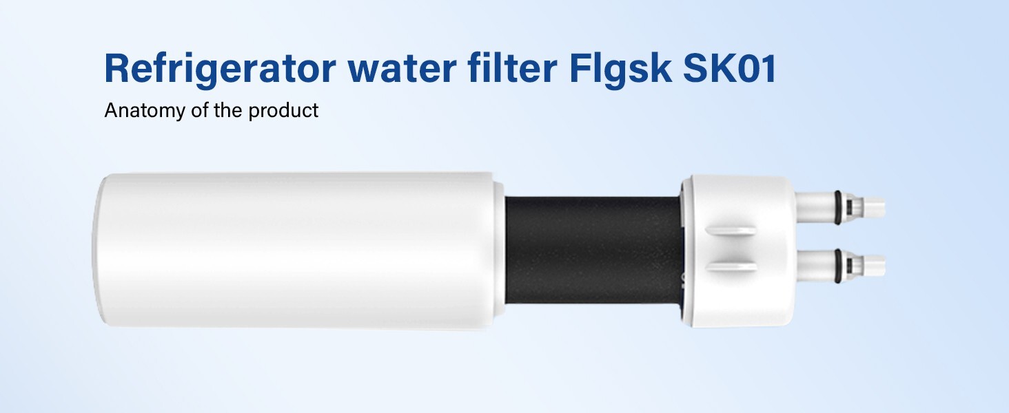 2 Pck Fridge Filter - EDR1RXD1, W10295370A, Filter 1, 46-9081, 46-9930, KAD1RXD1