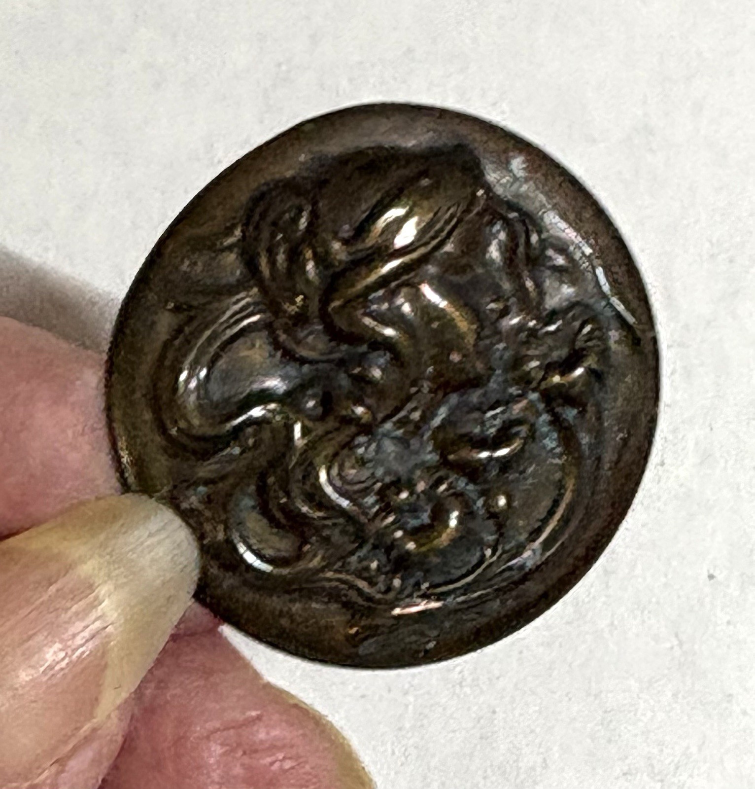 Lot ART NOUVEAU VINTAGE BRASS STAMPINGS NYMPH Ladies Cupid 6 Different Findings