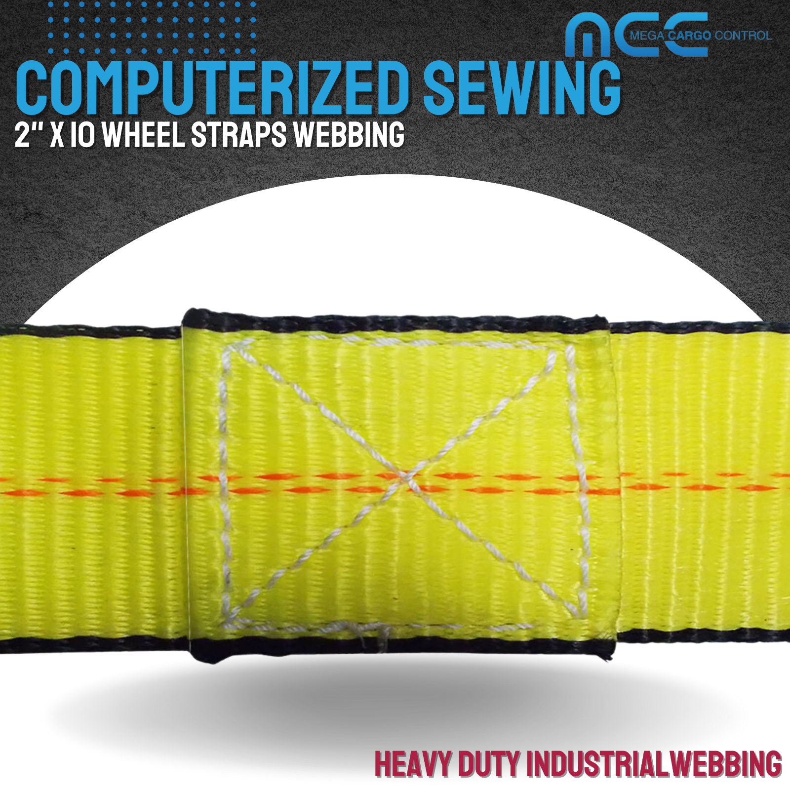 10 Pack 2" x 10' Over Tire Car Hauler Truck Trailer Auto Ratchet Tie Down Strap