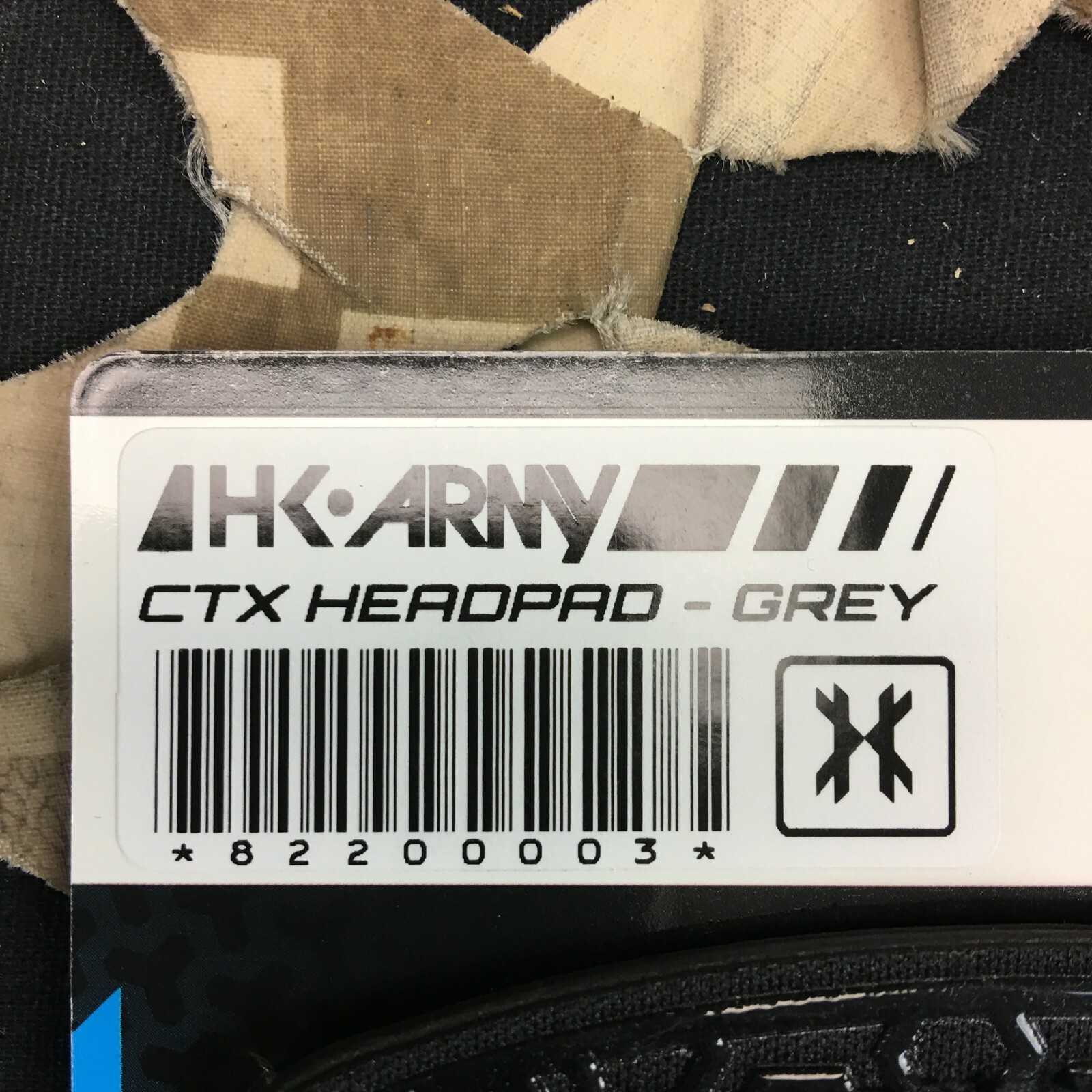 New HK Army Universal CTX Goggle Strap Pad - Grey/Black