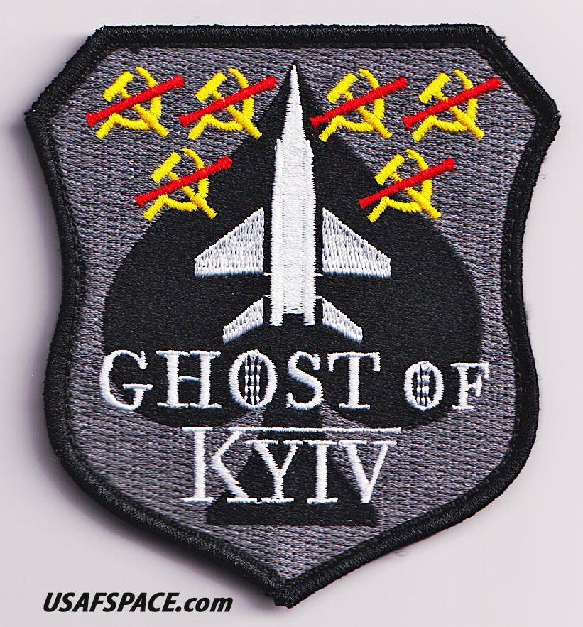 USAF 380th AIR EXPEDITIONARY WING–GHOST of KYIV-Al Dhafra AB- ORIGINAL VEL PATCH