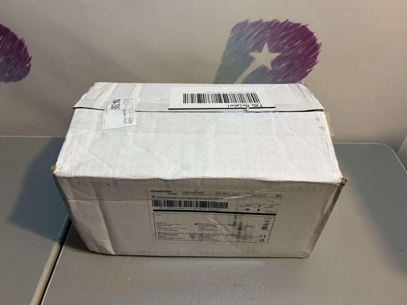 Verathon Glidescope CORE QuickConnect Cable MPN: 0600-0767 for Glidescope B-FLEX