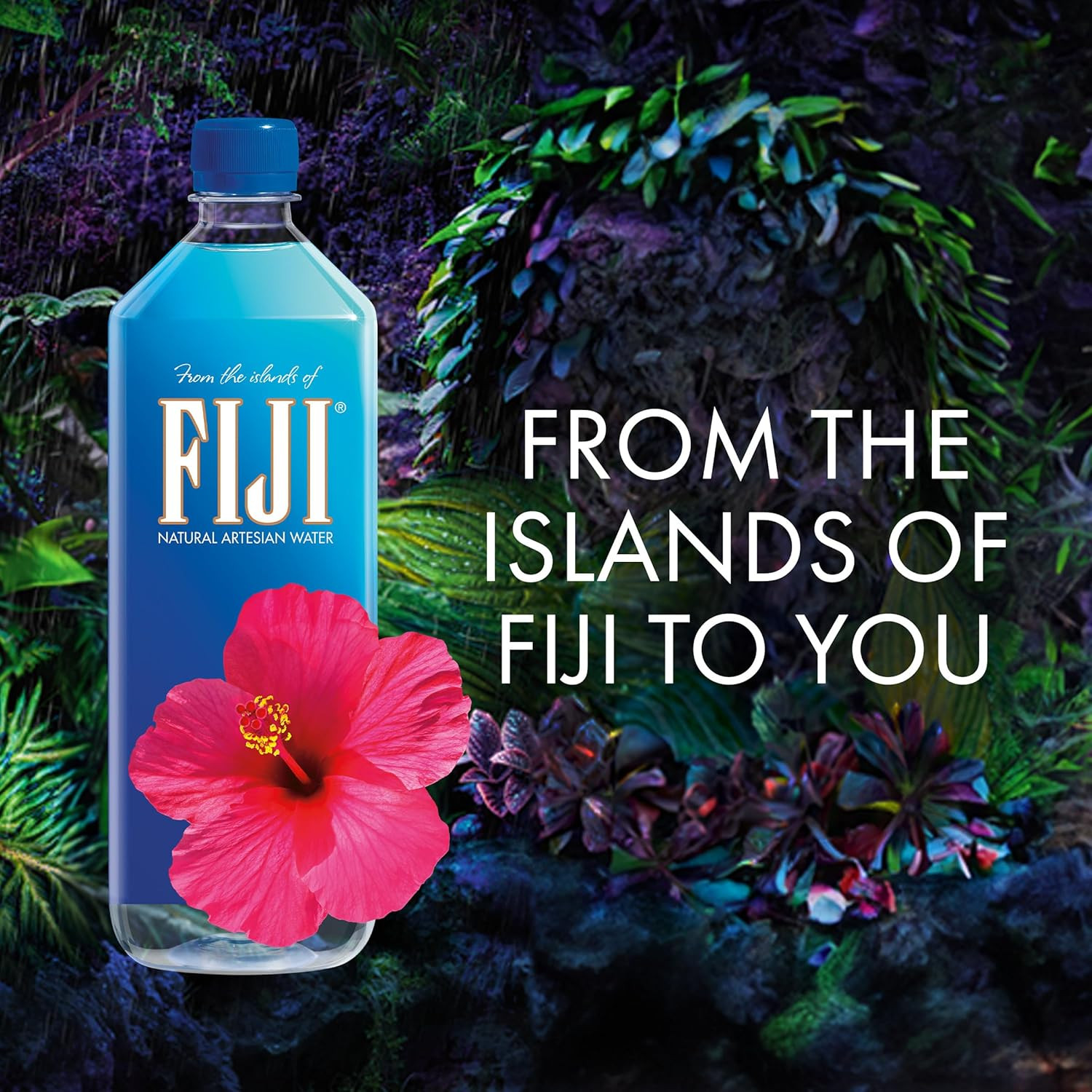 FIJI Natural Artesian Bottled Water, 1 Liter / 33.8 Fl Oz (Pack of 12)
