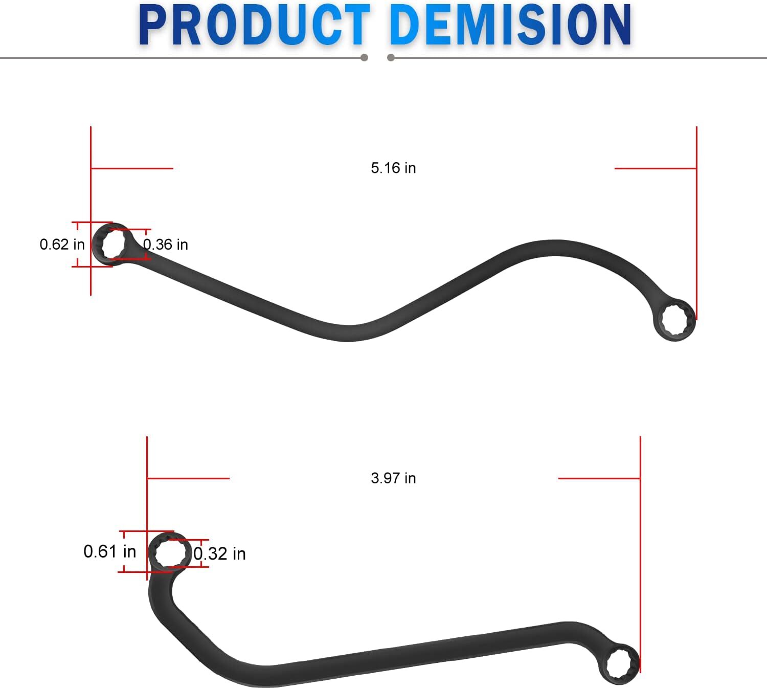6.5L Diesel Engine 6087 GM Injection Pump Wrench Set For 1996-1999 GM Full-Size