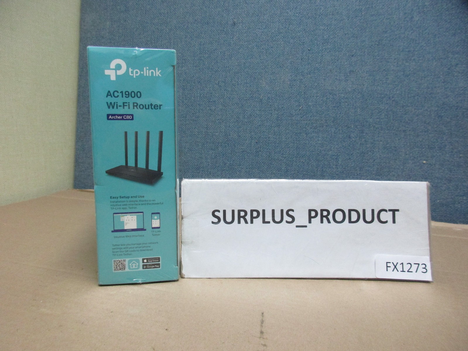 TP-LINK ARCHER C80 AC1900 MU-MIMO WI-FI WIRELESS ROUTER,BLACK,0150603061-NEW BOX