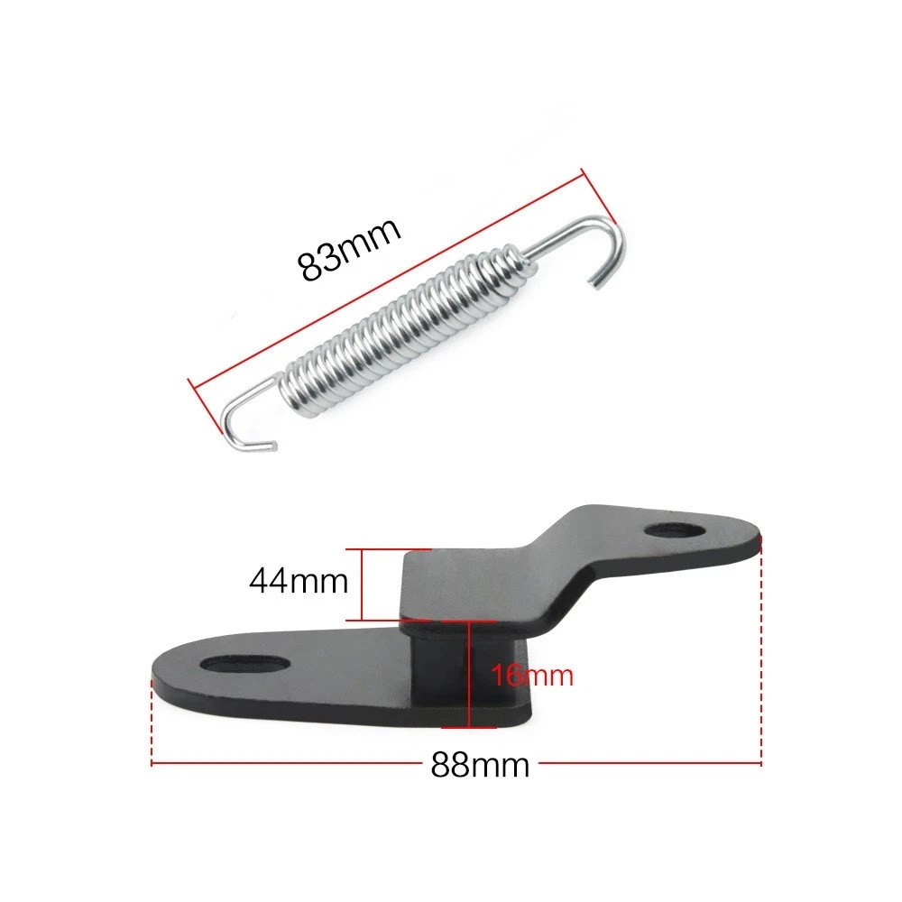 For Yamaha Banshee YFZ350 1987-2006 Exhaust Muffler Springs Stays Mounts Hangers