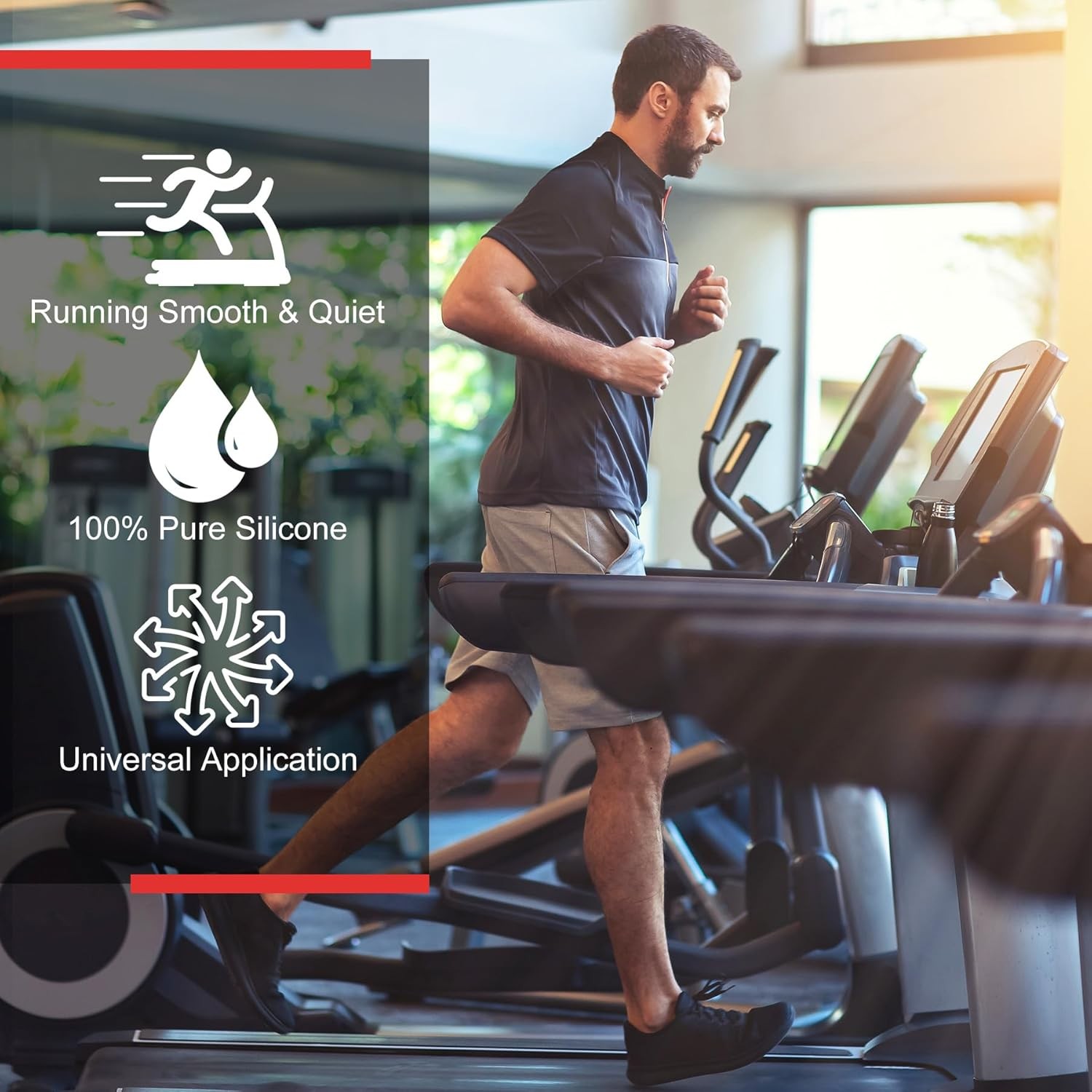 Fitness 100% Silicone Treadmill Belt Lubricant, Lube Application Tube