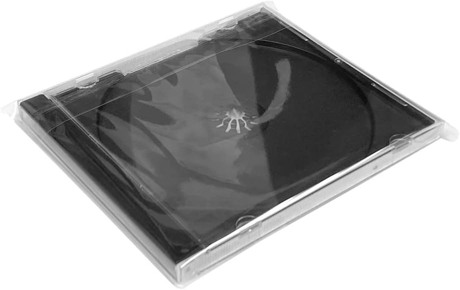 CD Jewel Case Sleeves, 6 1/8 x 5 Inches 6.125 x 5.125 inches, clear