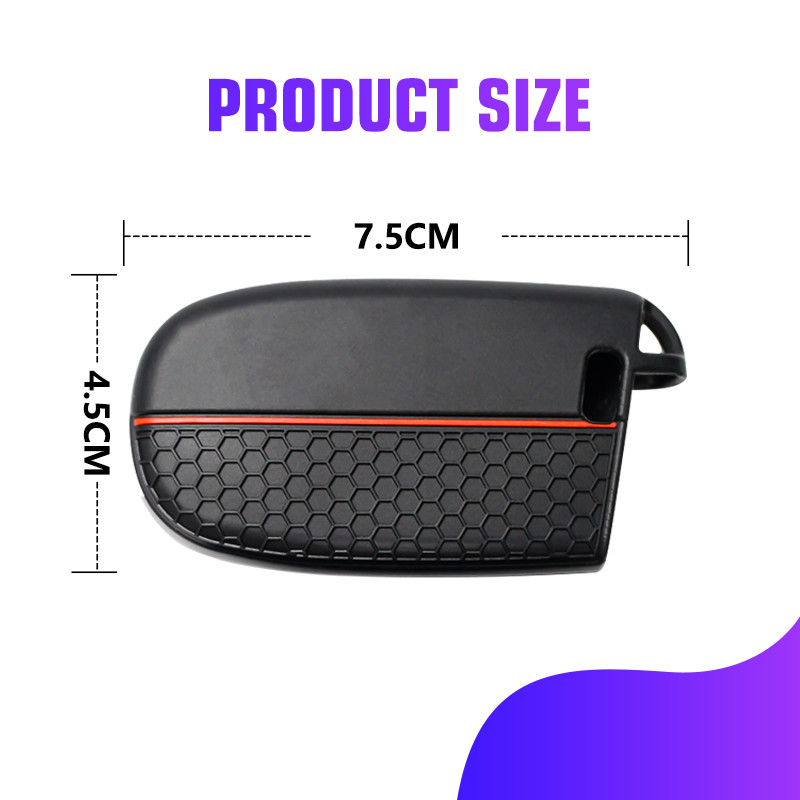 Silicone Key Cover for Jeep Grand Cherokee Renegade Dodge Challenger Durango NEW