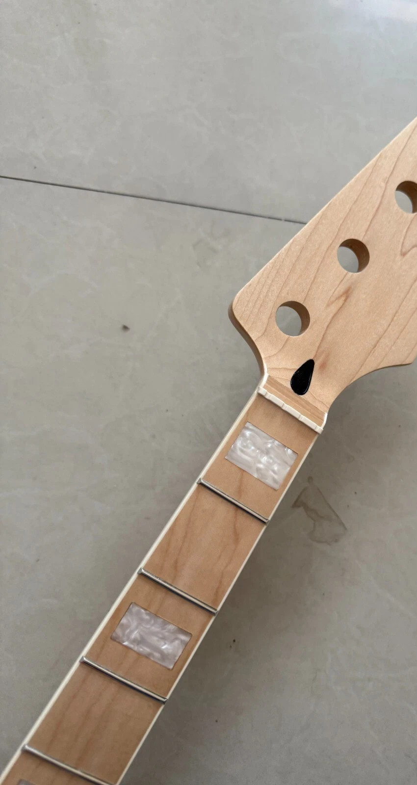 Gloss Maple Bass style 20 frets block Inlay electric bass neck 20 fret 34inch