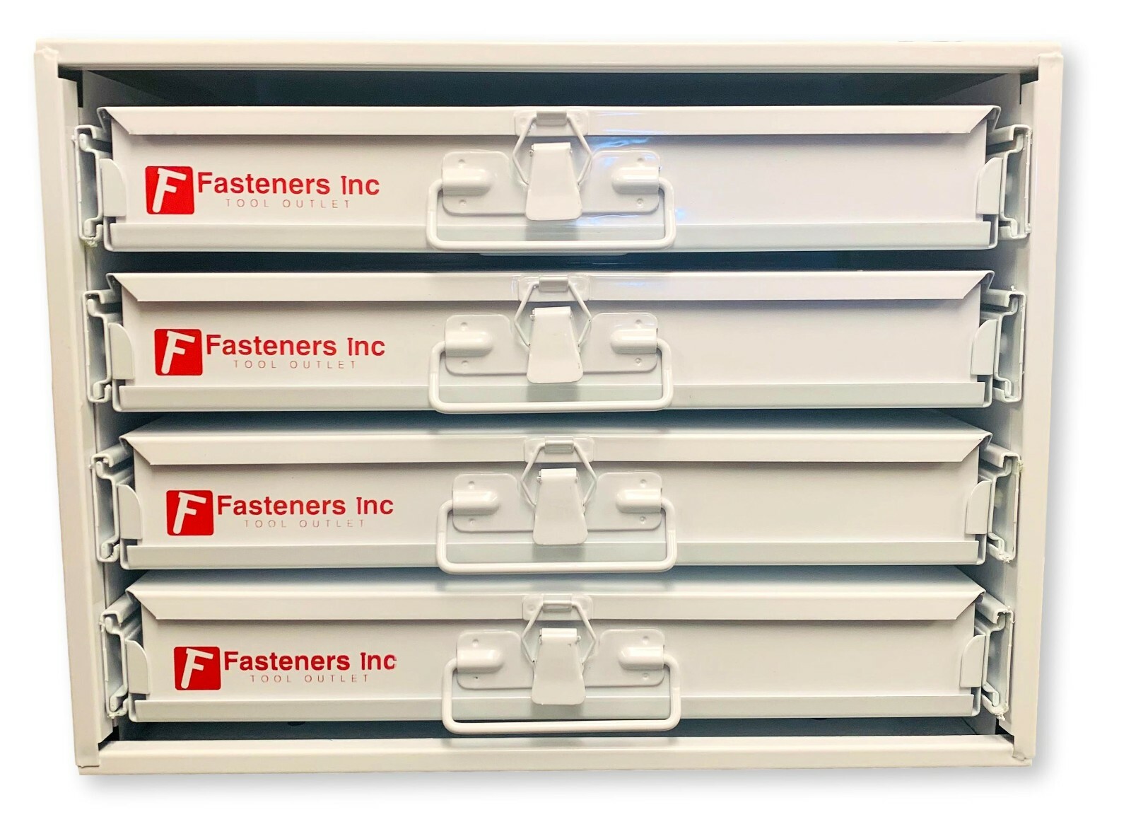 Durham Mfg 307-95 Four Sliding Drawer Parts Cabinet (Choose Rack Options)