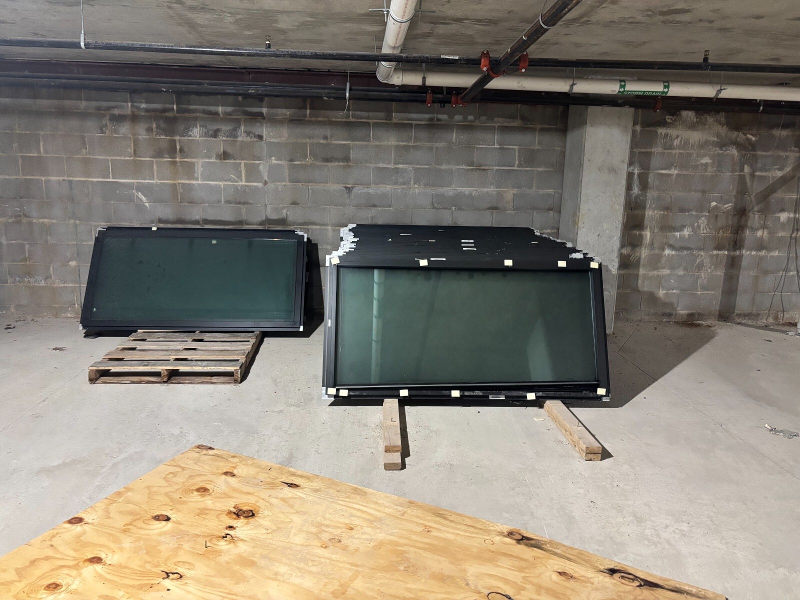 Brand New Commercial Windows (6'x6' and 3'x6') black and white available