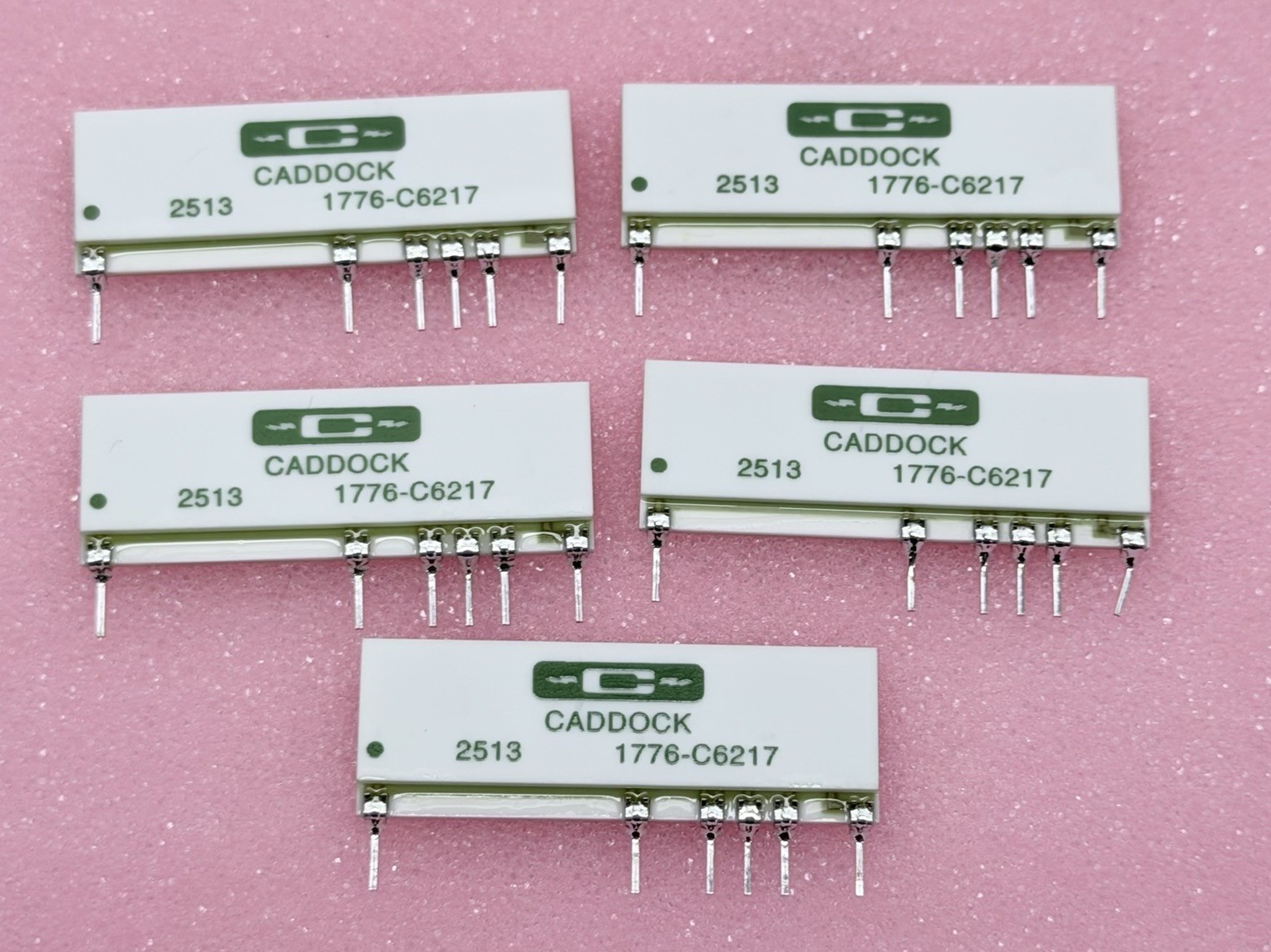 LOT OF 5 CADDOCK 1776-6217  PRECISION DECADE RESISTOR VOLTAGE DIVIDERS