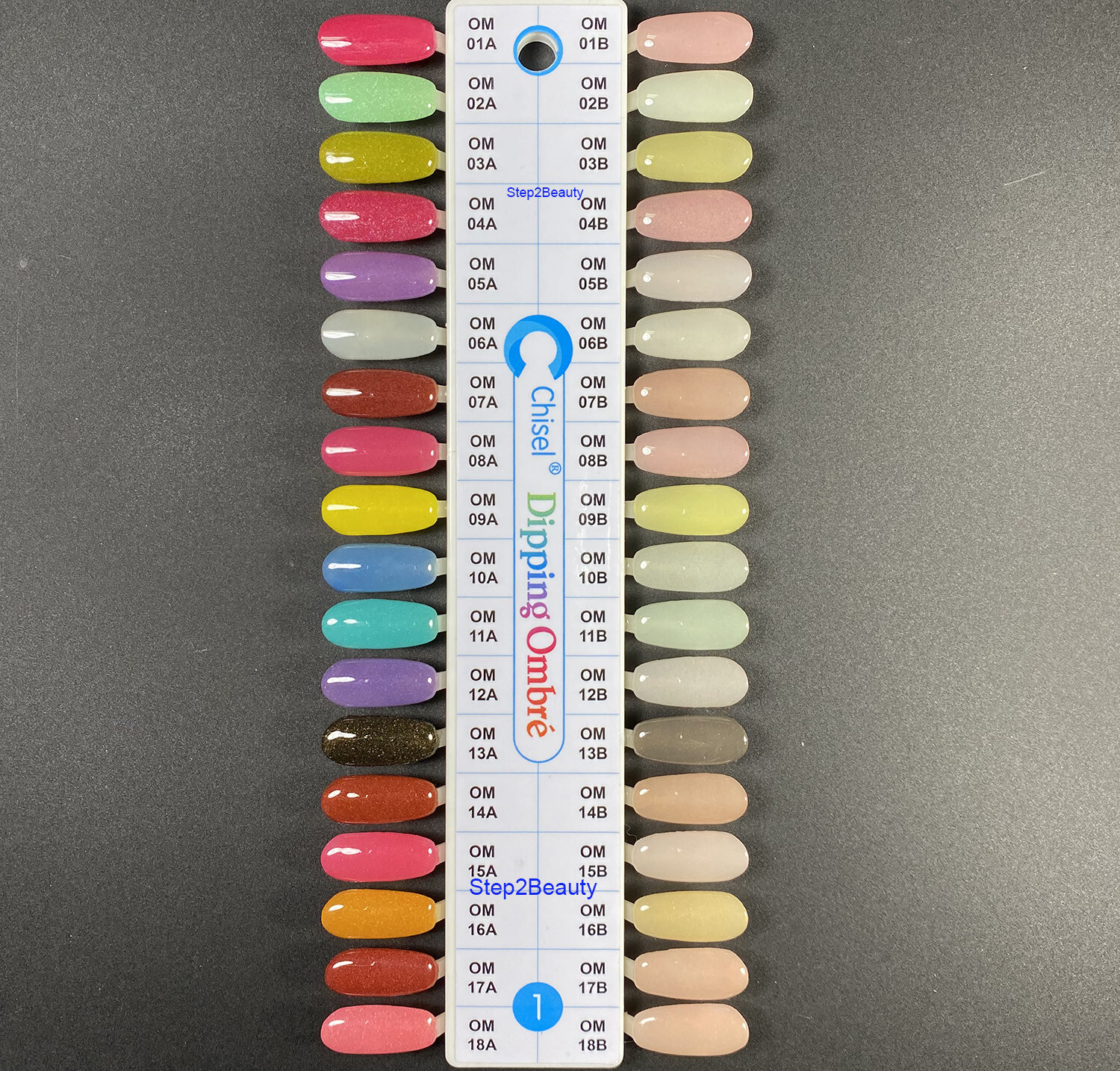 Chisel Nail Art 2 in 1 Acrylic & Dipping Powder 2 Oz - Glow 8