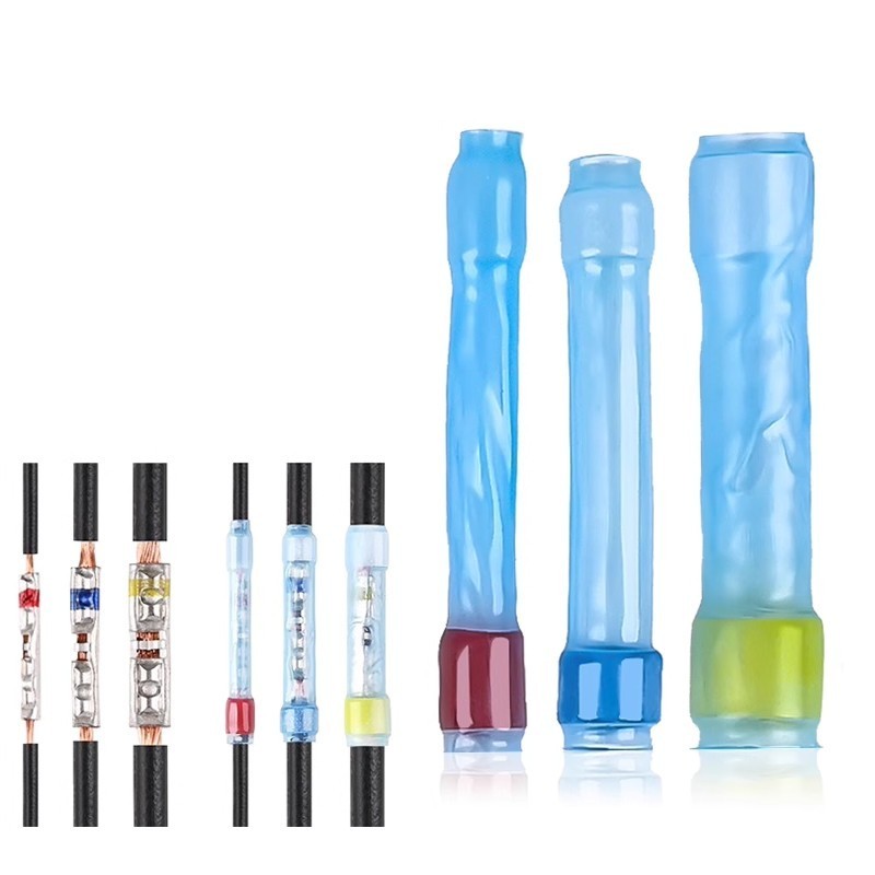 Crimp Splice 10Set Red Butt Splice Connectors D-436-36 Applicable wire 12-16AWG